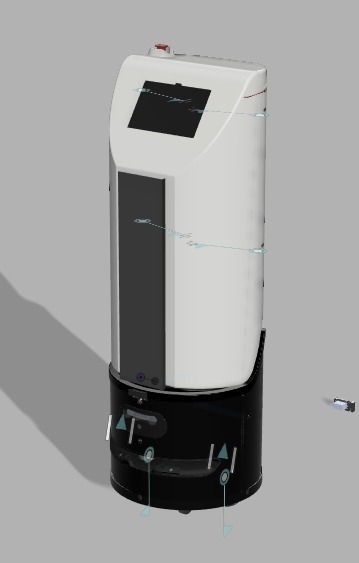 Robô Synkar para transporte interno